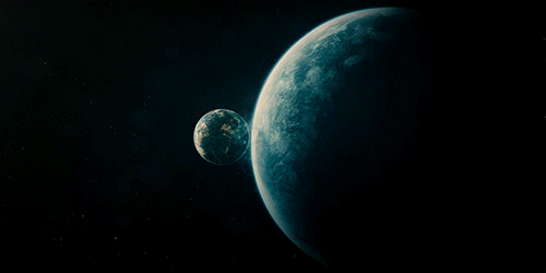 persnicketous: Earth being destroyed by a larger planet in Melancholia 