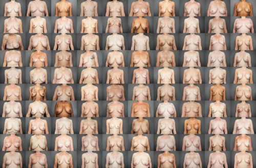 femininefreak: 100 Women bare all to show the reality of breasts  