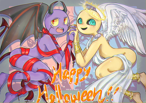 Happy Halloween~~!!!!(I’m sooooo late&hellip;sorry&hellip;.OTL大遲到的萬聖節