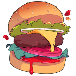 sugaryrainbow:  sugaryrainbow:  I’m on a diet so the only way I can satisfy my constant cravings for junk food is through art. I made these icons for myself originally but anyone’s free to use them I suppose! The Steak one was commissioned though. 