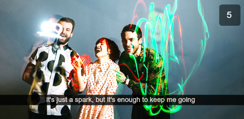 hayleywilliasm:  paramore + snapchat 