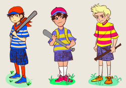 luckyblooded:  i colored them using their sprite colors 