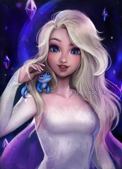 princessesfanarts:Elsa by jemajema