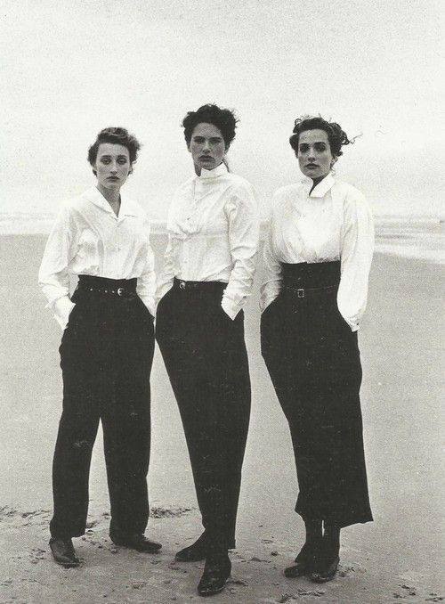 photographicpictures:Marie Sophie Wilson, Lynne Koester and Tatjana Patitz in Comme
