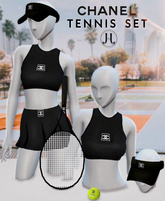 PlatinumLuxeSims —, Chanel Tennis Racket Accessory + Poses