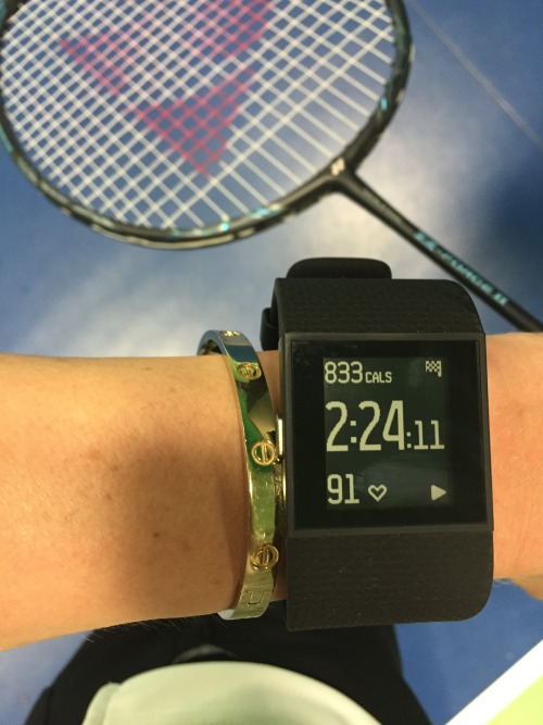 fitbit badminton