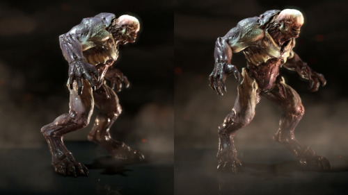 extra-vertebrae:Look at this model. This is the Hell Knight model from DOOM 2016 - captured off my P