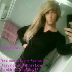 nhtwannabe:  sissyexpose92:  This sissy needs permanent exposure so she can’t bitch out of serving Cocks for life. Her real fag boy name is Derek Evanson and she lives in Lethbridge Alberta Canada. Go get her boys.  Cutie 