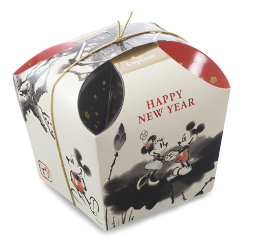 Disney New Year’s Gift Box with sumi-e calligraphy art packaging is must have, only in Japan.