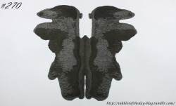 inkblotoftheday-blog:  Inkblot #270Instructions: Tell me what you see.-Enjoy