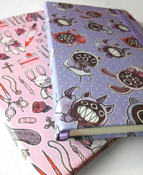 drawkill: NOTEBOOK PRE-ORDERS!Knife Bunny and Falling Eyeball Puppet notebooks are now available for