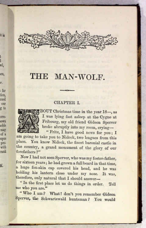 The Man - Wolfand other talesby MM Erckmann - Chatrian[Translated by F.A.M.; The Vicarage, Broughton