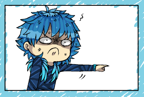 ask-aoba-dmmd:  I KICKED OUT VIRUS AND TRIP JUST FOR YOU