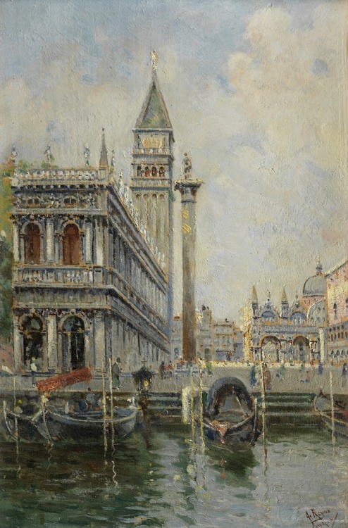 Antonio María de Reyna Manescau (1859–1937)Piazza San Marco, Venice