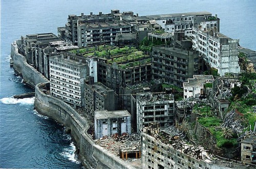 astromech-punk:The Abandoned Island of Hashima also known as Battleship Island(Gunkanjima)founded in