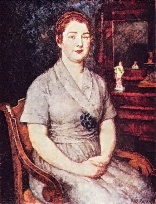 Portrait of the artist&rsquo;s wife Maria Ivanovna Mashkova, 1923, Ilya MashkovMedium: oil,canvas