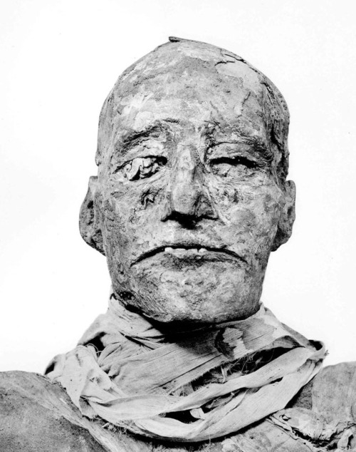  The mummy of Ramesses III, circa 1912.