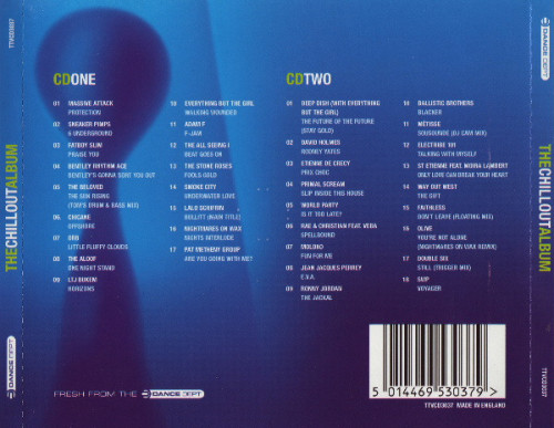 Today’s compilation:The Chillout Album, Volume 1: The Essential Late Night Mix1999Downtempo / Trip H