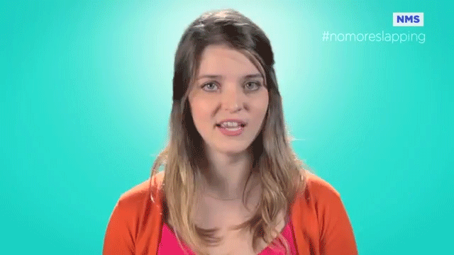 jetpack-jenny:  sizvideos:  Natalia Milano explains why it’s wrong to slap a guy