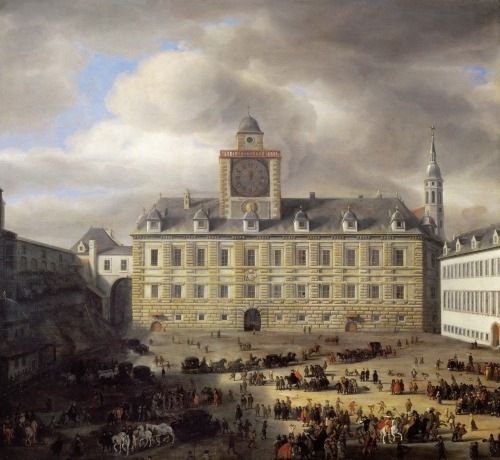 Samuel Dirksz van Hoogstraten: Innerer Burgplatz, 1652.