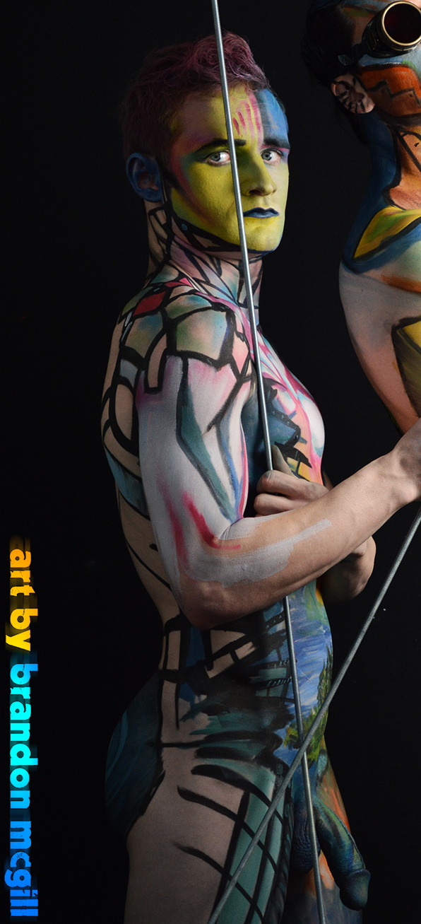 ryandevon: brandonmcgill:   ARTISTS PAINTING EACH OTHER (NSFW) Hey folks! Brandon