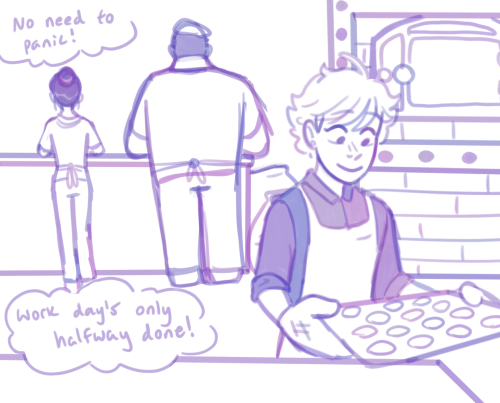 buggachat: Part 102 of my bakery “enemies” au!First / Prev / Next / AllKofi