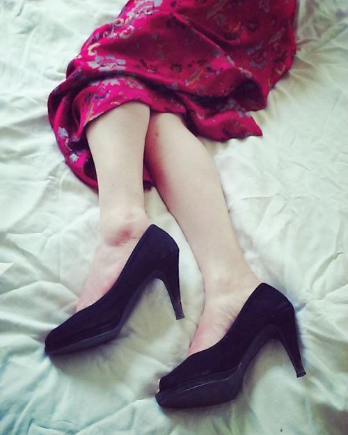 black shoes