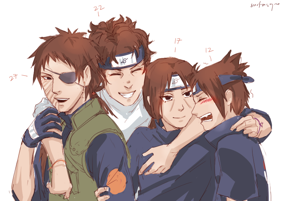 Who's the person inbetween itachi and shisui?