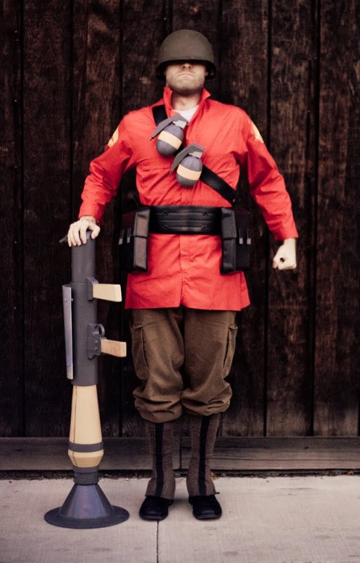 Soldier Cosplay (aka My New Favorite Cosplay)