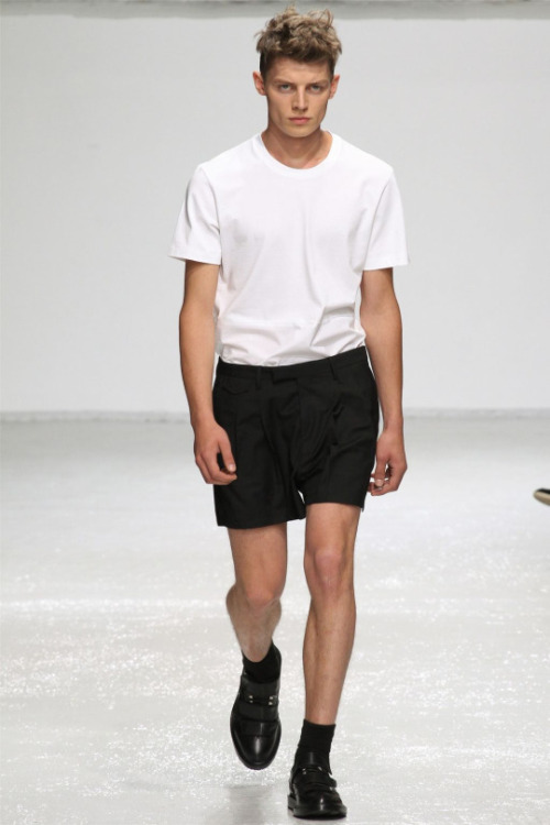 money-in-veins:Janis Ancens at Kris Van Assche S/S 2013