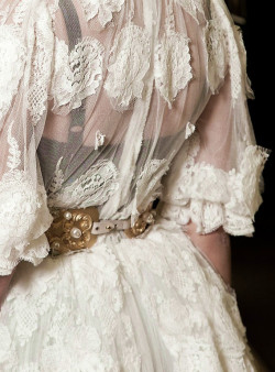 Wink-Smile-Pout:  Dolce&Amp;Amp;Gabbana Fall 2012 Details 