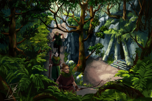 yennevii: the search for tamlen (i had this sketch in my wips folder for so long and i love to suffe