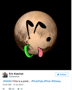 theverge:  Of course, Pluto. Of course. 