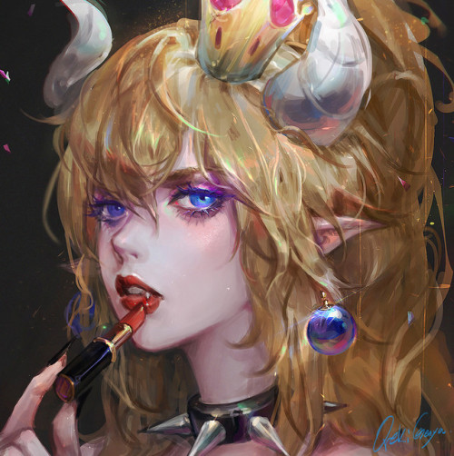 クッパ姫  Oreki Genya www.artstation.com/artwork/3RRoA