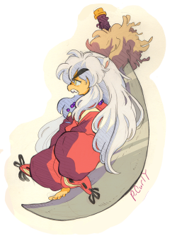 curlyconundrum:  I made Inuyasha stickers! (x)