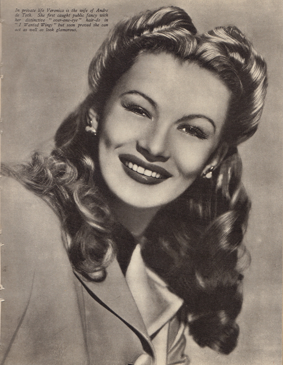 Veronica Lake, from Hollywood Album, edited by Ivy Crane Wilson (Sampson Low, Marson