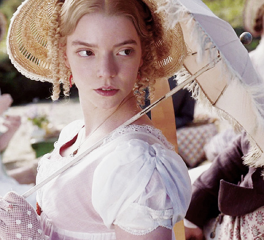 Anya Taylor-Joy as Emma Woodhouse in Emma. (2020) dir. Autumn de Wilde.