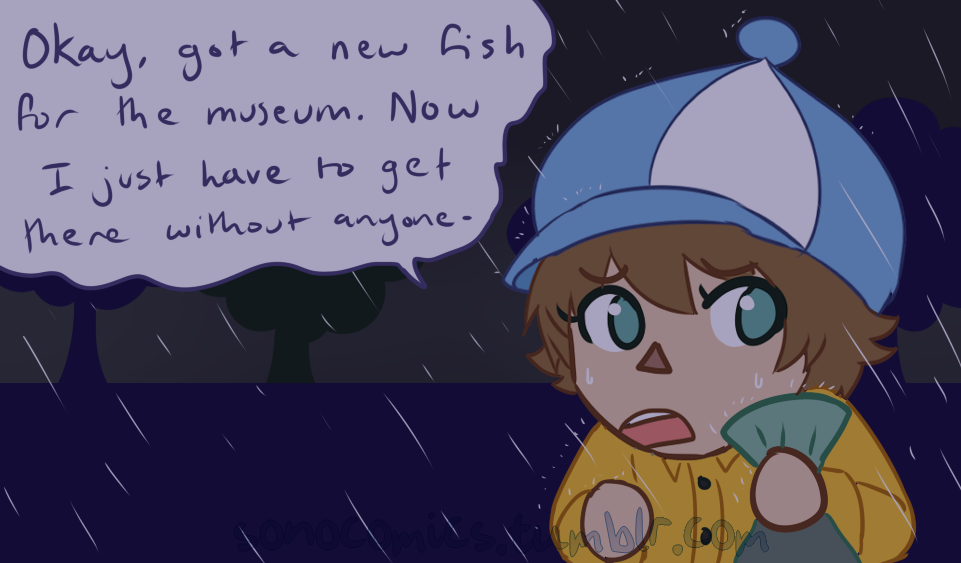 sonocomics:  Who knew that my most tense comic would be an Animal Crossing one. WE’VE