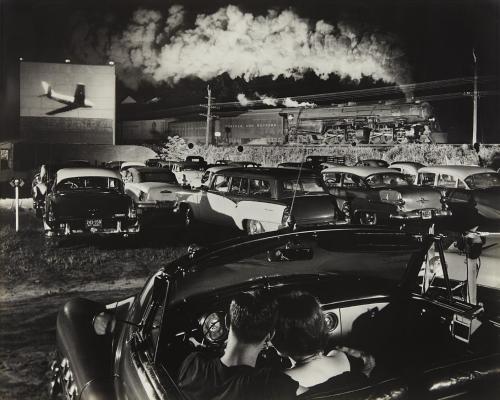 losetheboyfriend:  Hot Shot Eastbound, at the Laeger Drive-in, West Virginia; captured by O. Winston Link (1956)
