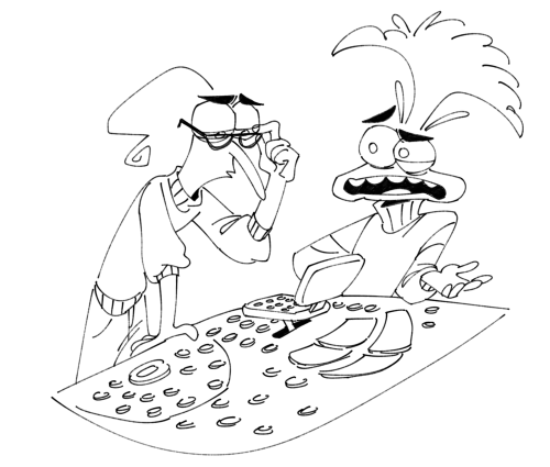 The Oldies Helping Out The New Employees + A Few Bonus Doodles