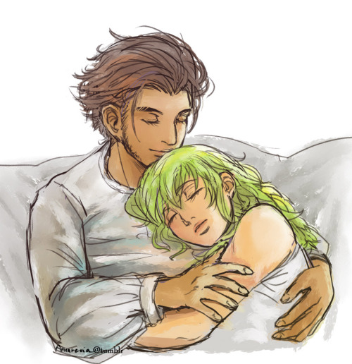 No thoughts, just sleepy cuddles.