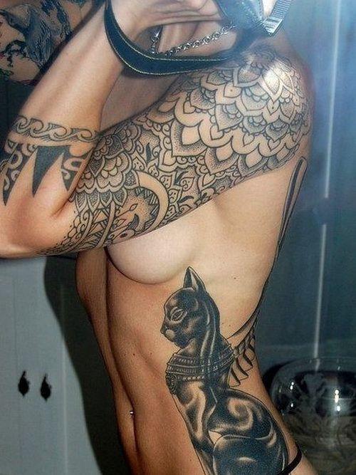 kawaii-tattoos:  55 Beautiful Half Sleeve Tattoos For Girls: http://dopily.com/55-beautiful-half-sleeve-tattoos-for-girls/