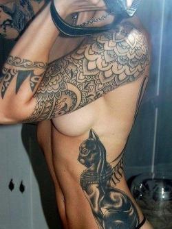 Kawaii-Tattoos:  55 Beautiful Half Sleeve Tattoos For Girls: Http://Dopily.com/55-Beautiful-Half-Sleeve-Tattoos-For-Girls/