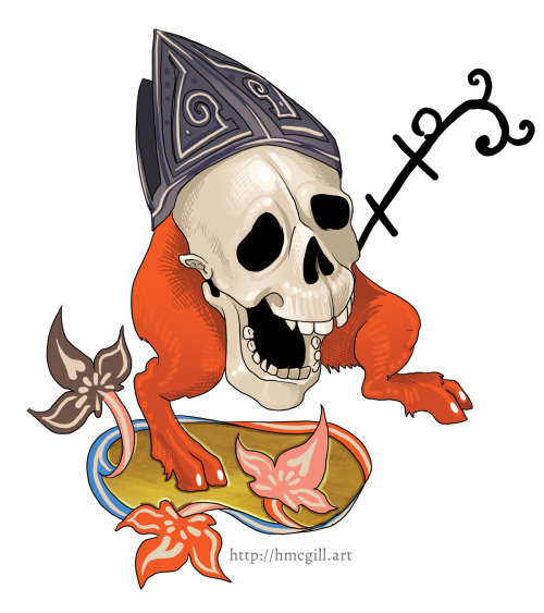 Hannahmcgill:you’ve Been Blessed By A Tiny Skull Bishop! Pass It On  Inspired