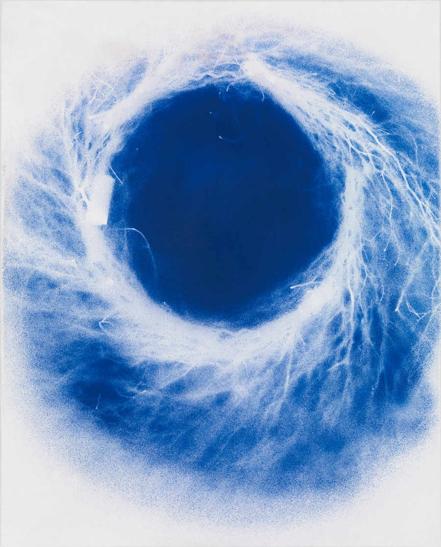 lehroi:  Wreath Painting, Northampton (Blue), 2011.Kim Gordon