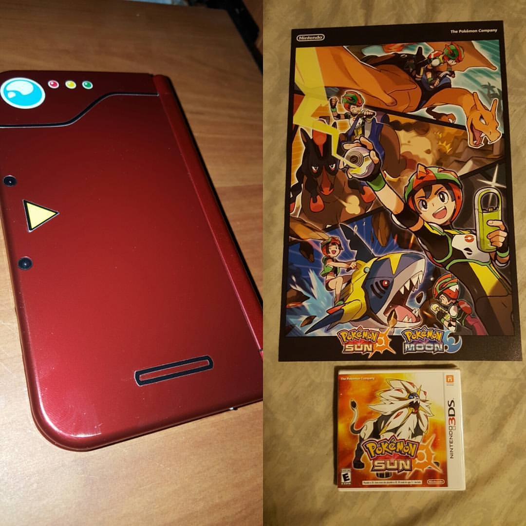 Time to enjoy the newest #Pokémon adventure.  #pokemonsunmoon #gen7 #pokedex #newnintendo3dsxl