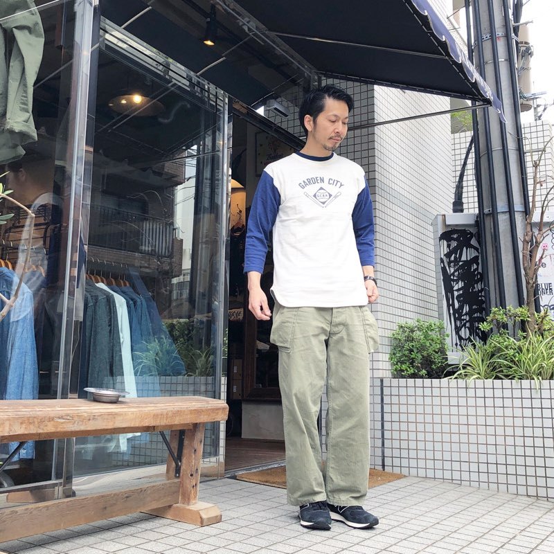 Warehouse Staff Blog Lot 4800 7分袖ベースボールt プリント