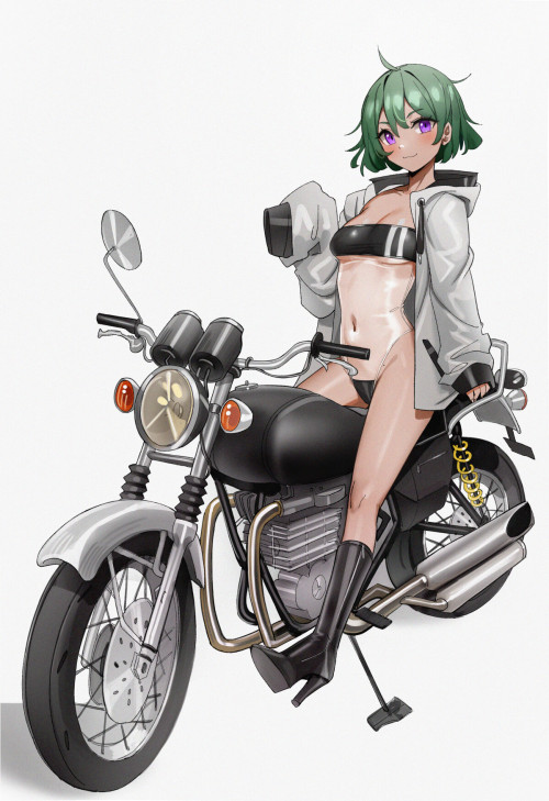 My oc Nova and somebody&rsquo;s motorcycle  Alfredo Candelaresiwww.artstation.com/artwor