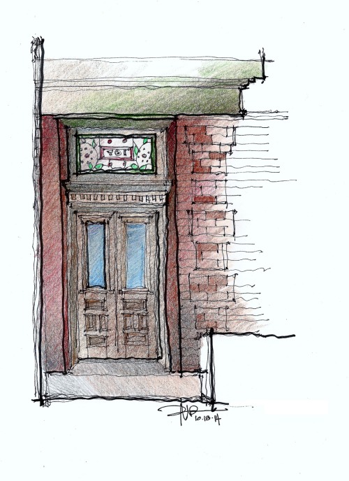 thekhooll:  45th World Wide SketchCrawl - DC rcruzniemiec aka archatlas After many (MANY) years of not doing any street sketching I participated today on the 45th World Wide SketchCrawl - DC. Every drawing took me longer than usual and just getting