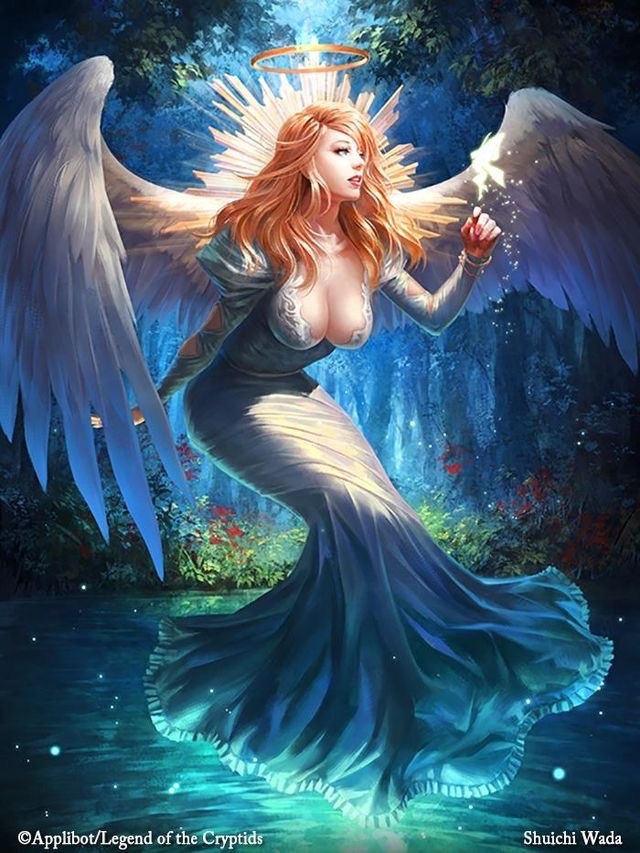 cyrail:  sticris:  Angel Legend of the cryptids  Featured on Cyrail: Inspiring artworks